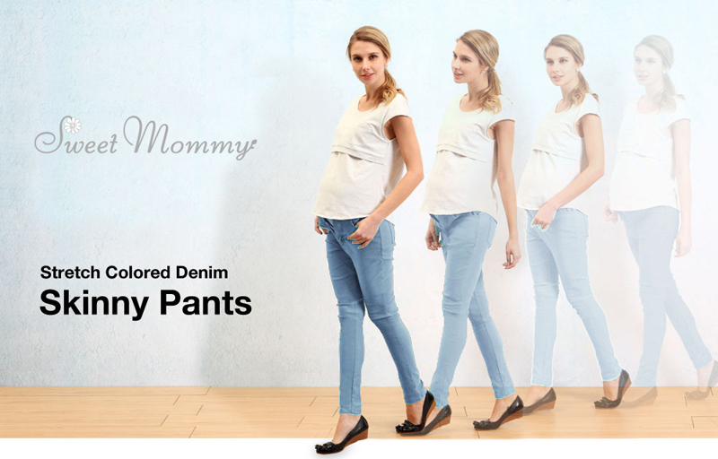 Pantaloni premaman elasticizzati | SWEET MOMMY