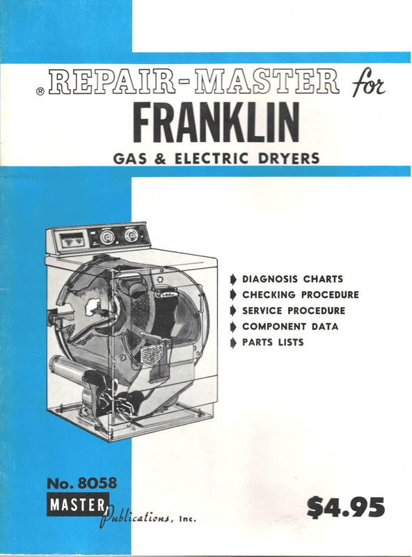 Repair-Master for Franklin Gas & Electric Dryers