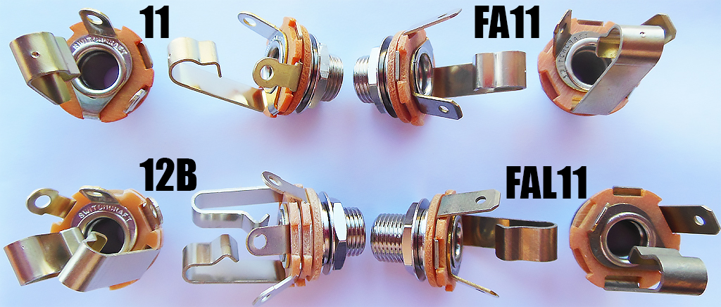 Switchcraft open frame jacks