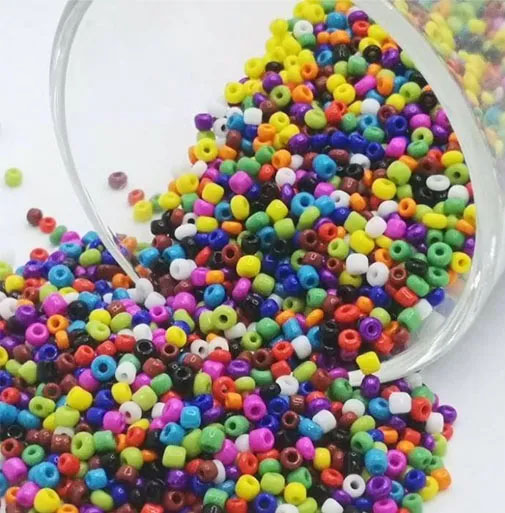 Mostacillas Colores surtidos Chaquiras para aretes collares x30 gr
