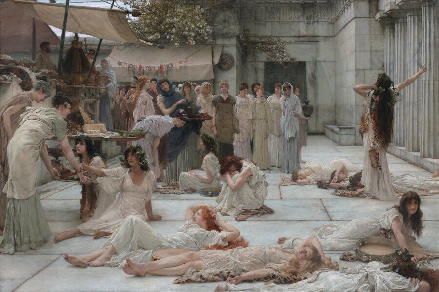 The Women of Amphissa, by Sir Lawrence Alma-Tadema: 1887