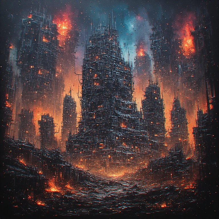 Cyberpunk-Apocalypse-Oil-paint