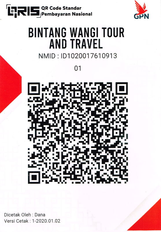 Kode QRIS - BWi Travel