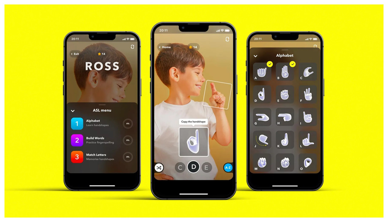 Snapchat implementa función para aprender lenguaje de señas estadounidense