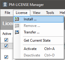 activate the time-limited trial licenses for the PM Add-ons? activate the time-limited trial licenses for the PM Add-ons?