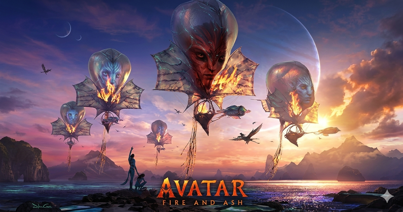 Avatar: Fire and Ash backdrop