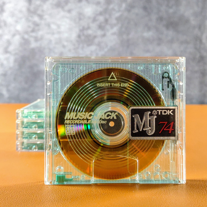 Mini Dvd R Blank Discs TDK Mini Disc BIT CLUB 3-pack (zebra