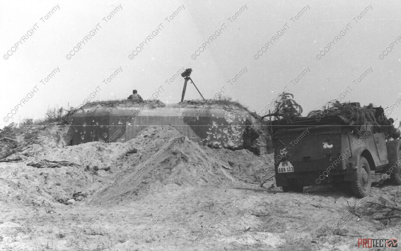 orig Foto Front Ostfront Finnland zerstörter Tarn Bunker Befestigung