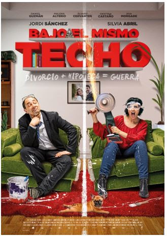 PÓSTER DE LA COMEDIA ESPAÑOLA “BAJO EL MISMO TECHO”, DIRIGIDA POR JUANA MACÍAS