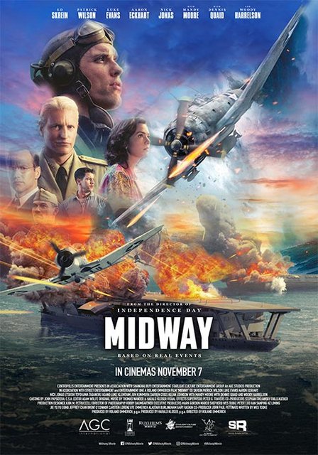 Midway (2019) Dual Audio Hindi 480p Bluray x264 AAC 400MB ESub