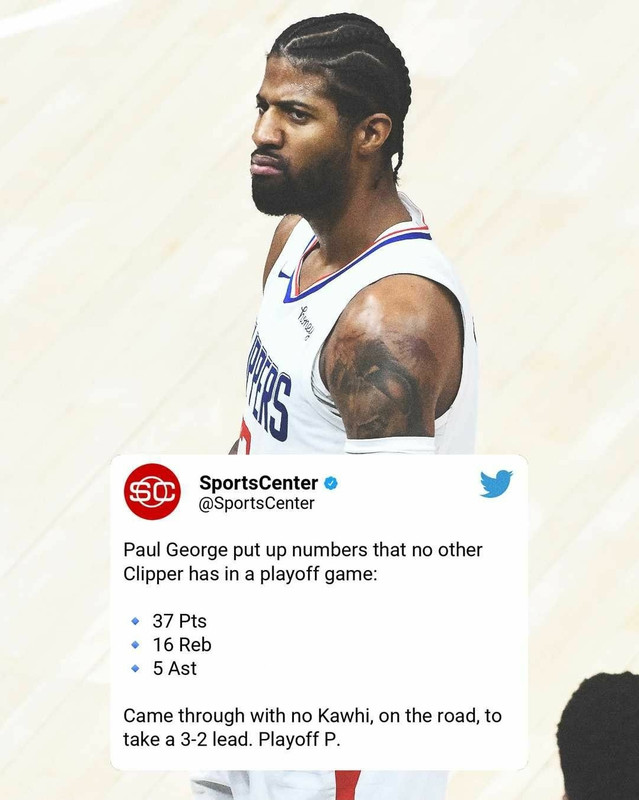 King Paul George w/ historic night, 1st Clipper to ever do it. #1 opt all along?