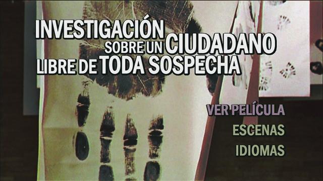 1 - Investigación Sobre un Ciudadano Libre de Toda Sospecha [DVD5Full] [Pal] [Cast/Ita] [1970] [Thriller]