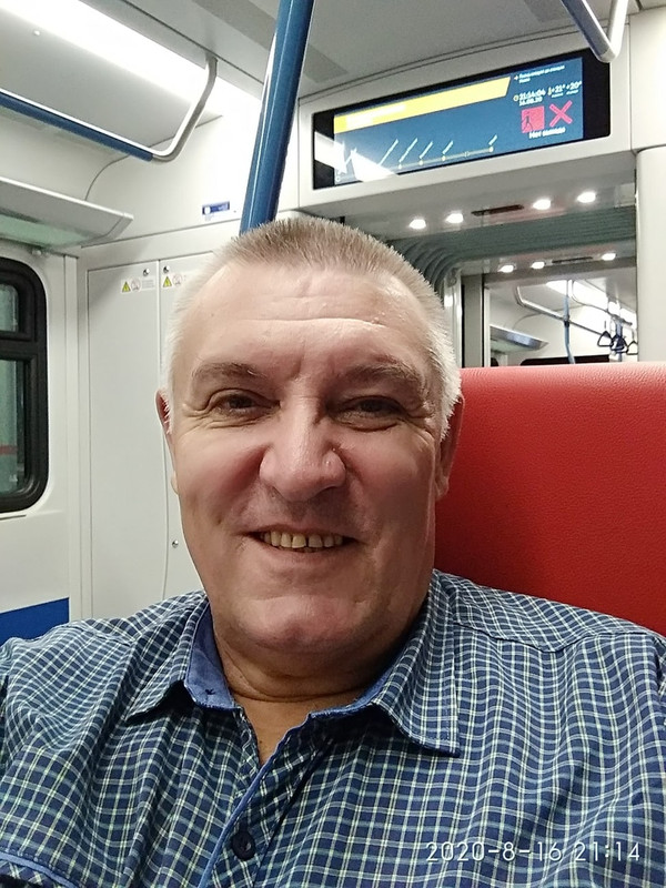 В электричке