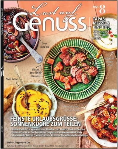 Cover: Lust auf Genuss Magazin No 08 2023