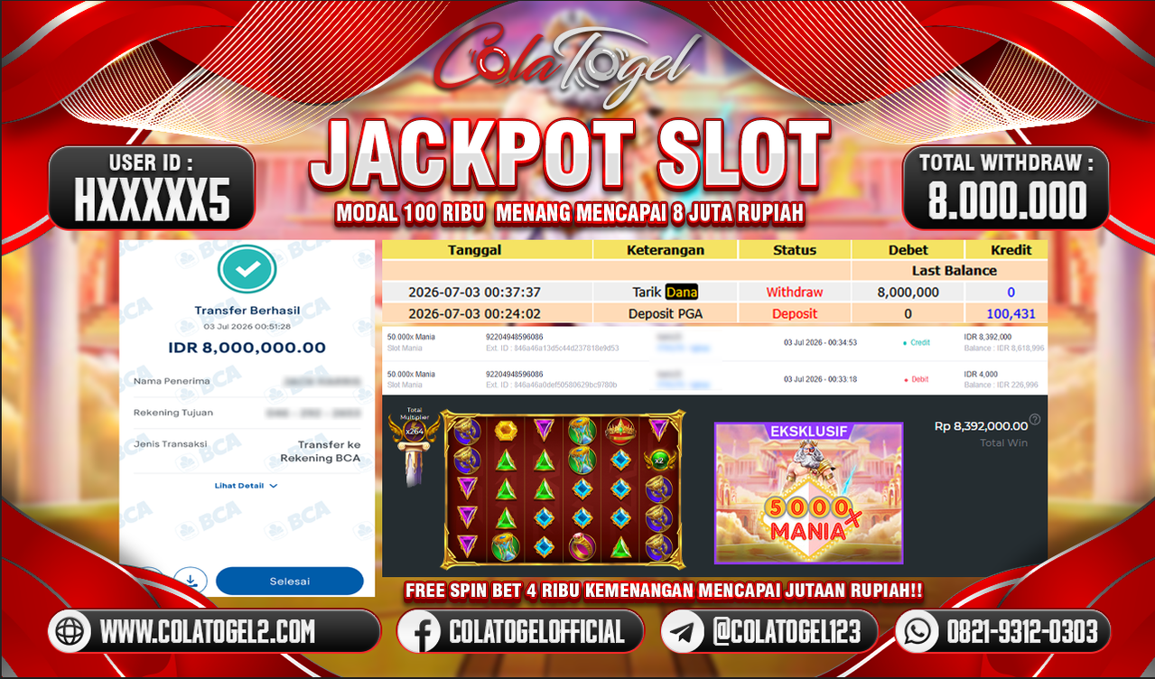 JACKPOT SLOT GACOR!!