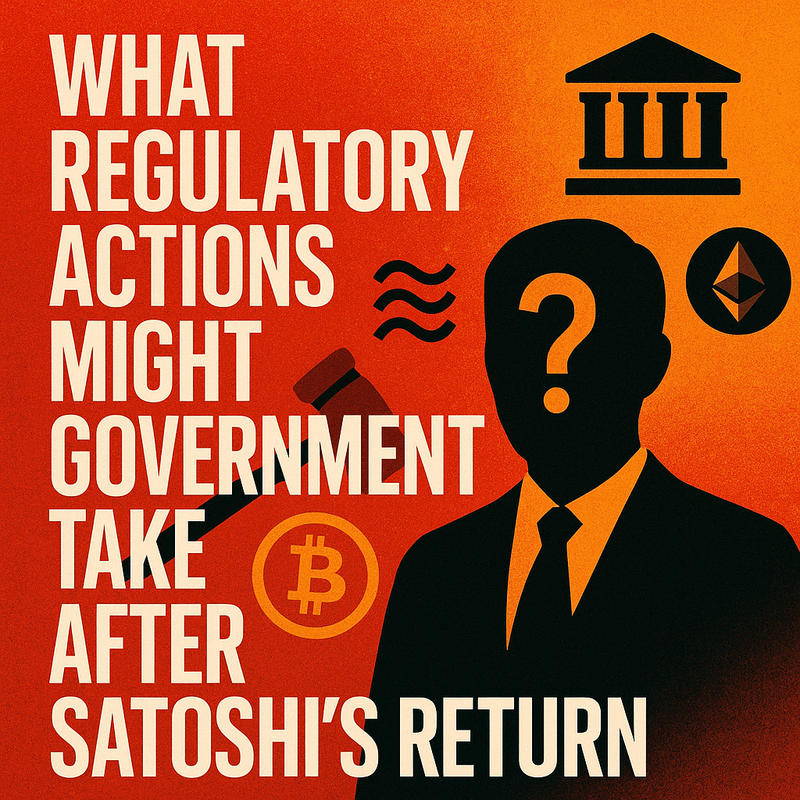 What regulatory actions might governments take after Satoshi's return