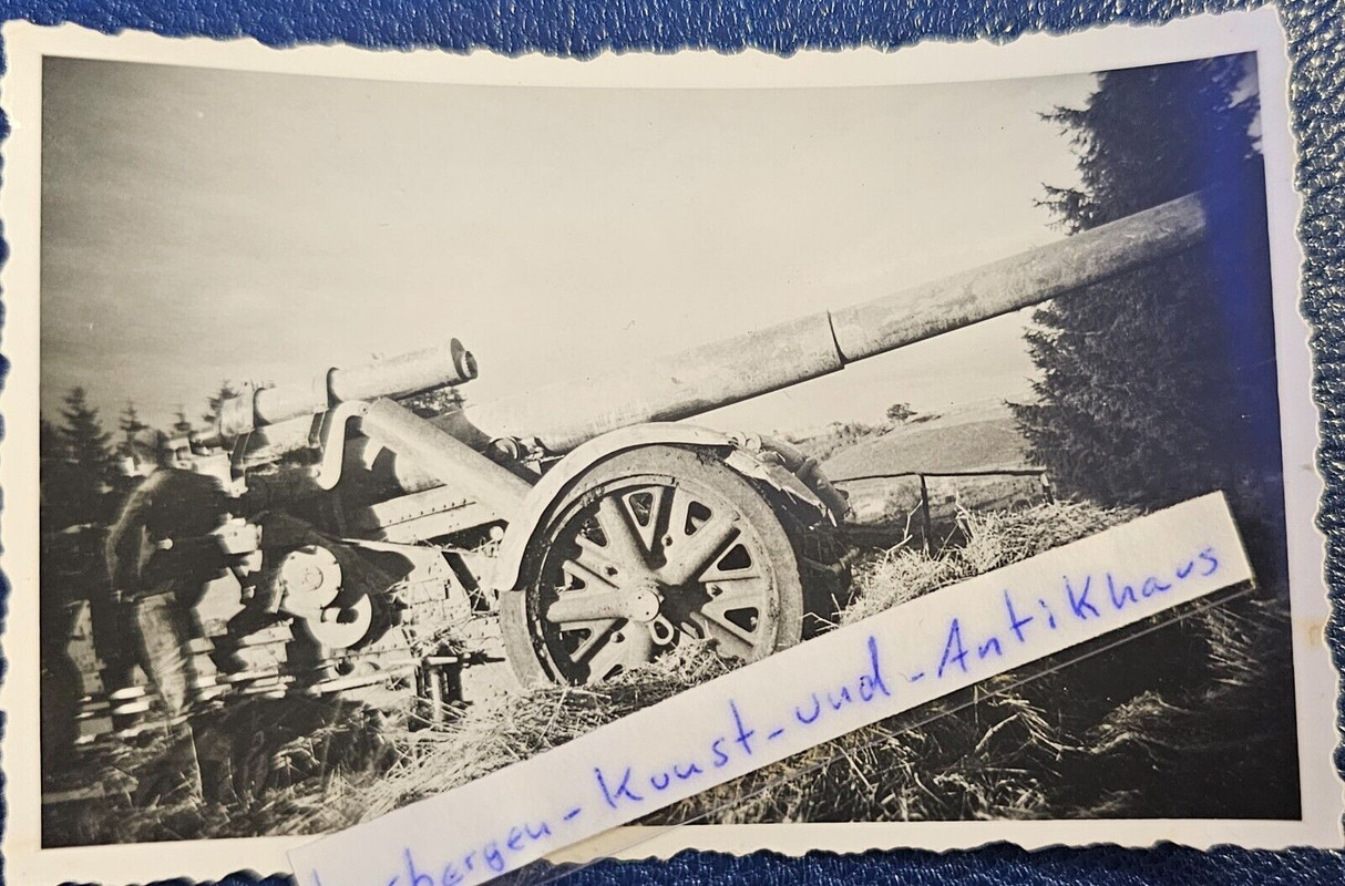Foto Soldaten Flak Artillerie Geschutz Morser Technik Waffen