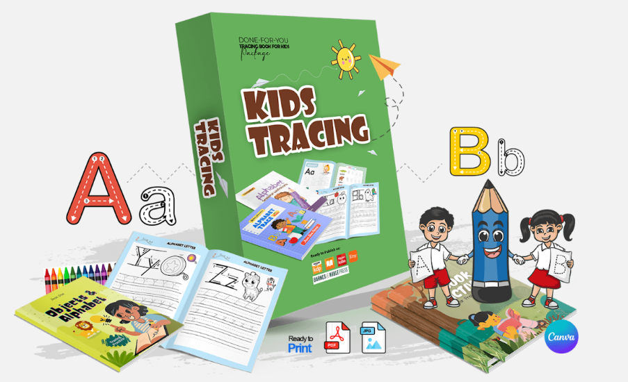 Bundle of Kids Tracing Worksheets