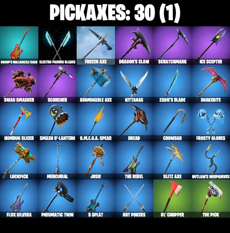 pickaxes comp