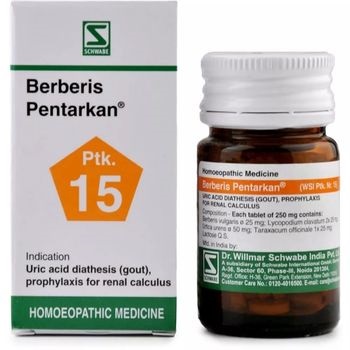 Willmar Schwabe Germany Berberis Pentarkan Tablet (20g)