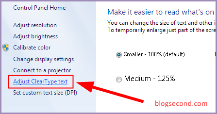 Mengaktifkan Teks ClearType pada Windows 7
