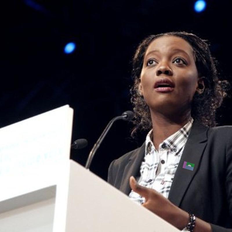 La présidente Eva fait un discourt au Pacte afaréen de sécurité La présidente Eva fait un discourt au Pacte afaréen de sécurité