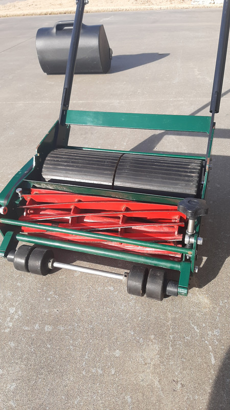 Manual reel mower for putting greens sale