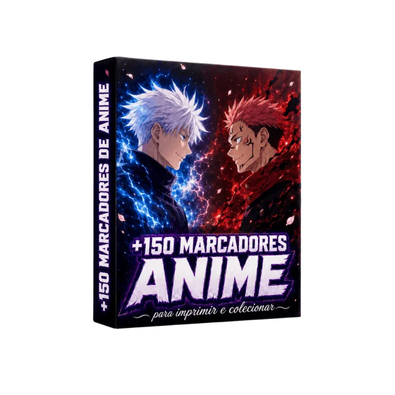 Mockup Plano Básico +150 Marcadores de Anime