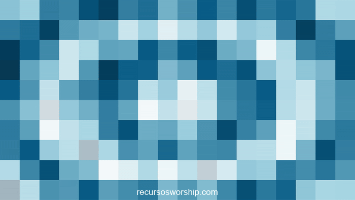 loop vj píxeles teal celeste efecto lente