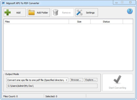 Mgosoft XPS To PDF Converter 12.2.0