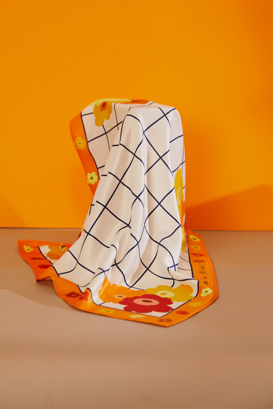 Pa&ntilde;uelo Amapola Naranja - Foto 3