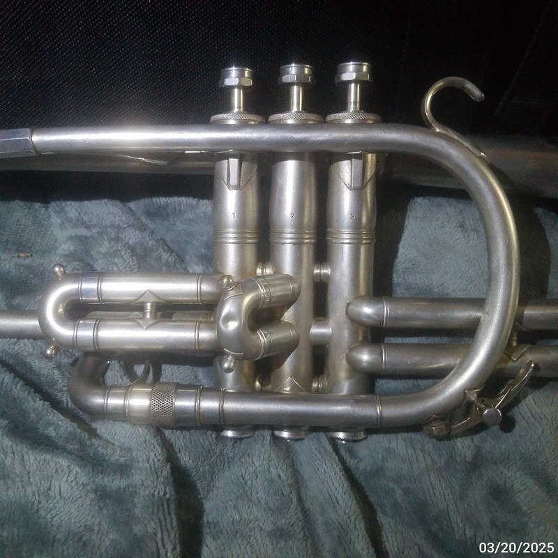 KING 1942-45 MASTER CORNET sn 264933 silver(17)