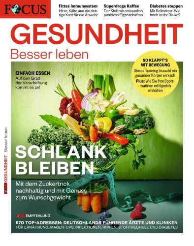 Cover: Focus Gesundheit Magazin Besser leben No 01 Januar 2023