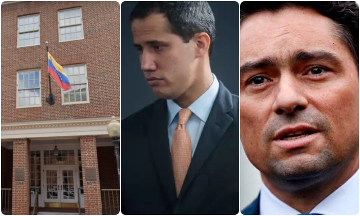 Embajada en Estados Unidos, corruptos Juan Guaidó y Carlos Vecchio Embajada en Estados Unidos, corruptos Juan Guaidó y Carlos Vecchio