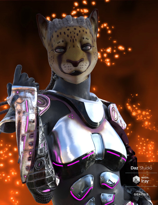 Cleo the Cheetah Girl for Genesis 8 Female Cleo the Cheetah Girl for Genesis 8 Female