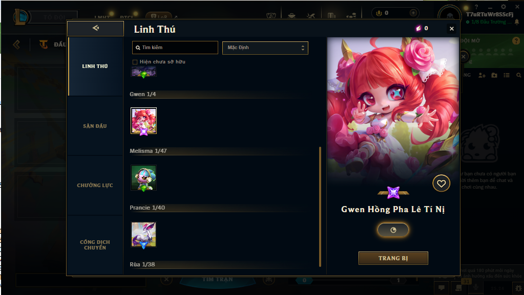 Acc DTCL # - Không Khung