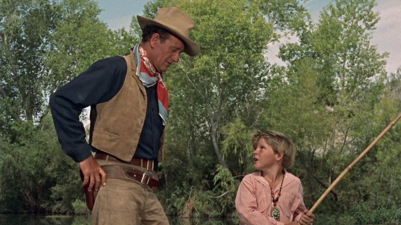 Hondo (1953) + Extras (1080p BluRay x265 HEVC 10bit AAC 5.1 English + French + Spanish + Portuguese r00t) [QxR]