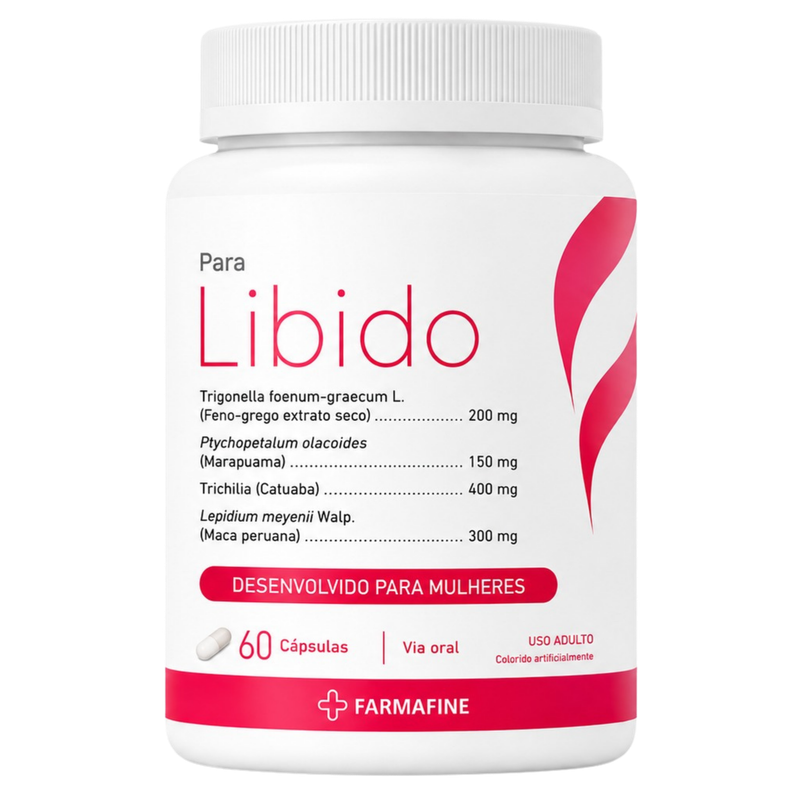 Frasco da fórmula para libido — 60 comprimidos