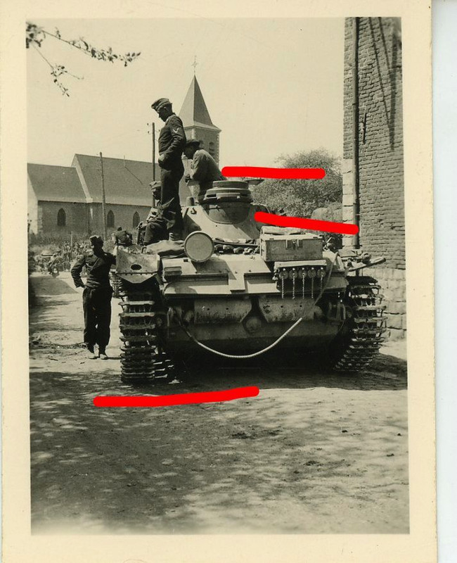 Kämpfe Belgien Panzer III Tank Frankreich Foto