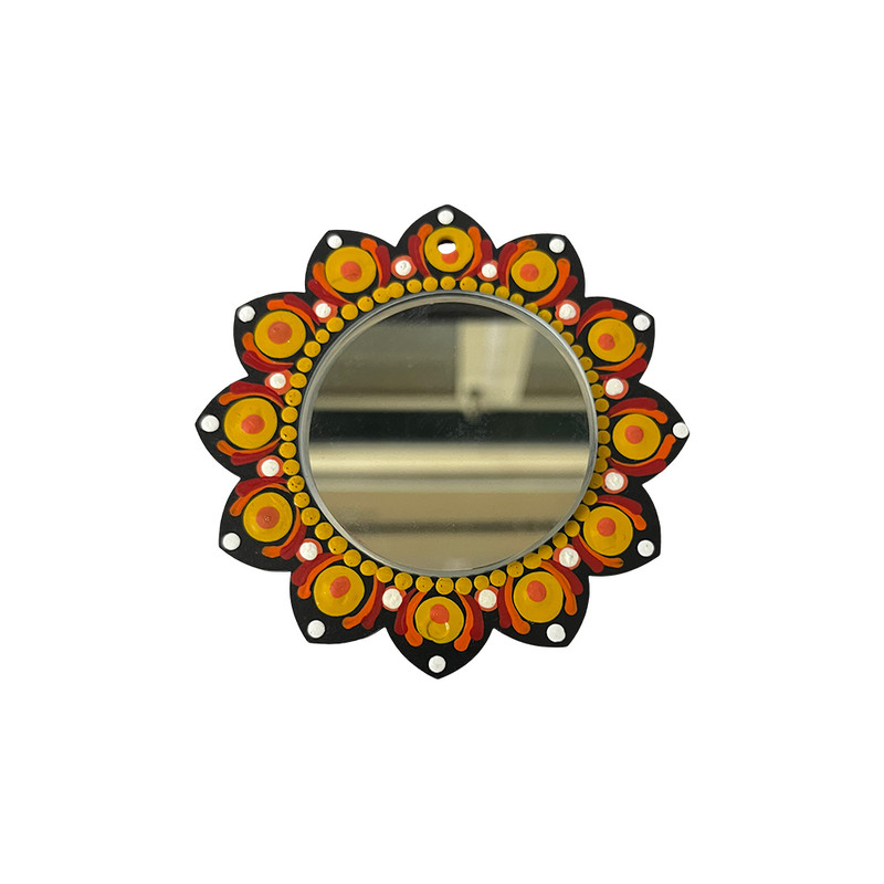 Penkraft Unique designed Hand Mirror Pattern-5