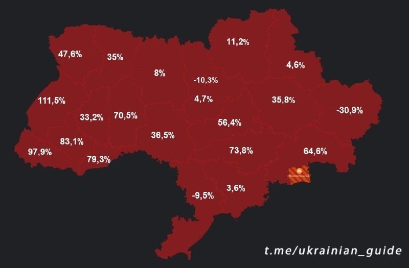 Ukrainos valstybinė statistikos tarnyba paskelbė duomenis apie būsto nuomos kainų augimą 2022 m.