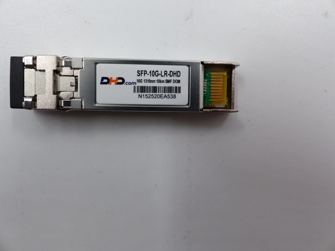 DHD SFP-10G-LR-DHD FIBER TRANSCEIVER 10G 1310NM 10KM SMF DOM