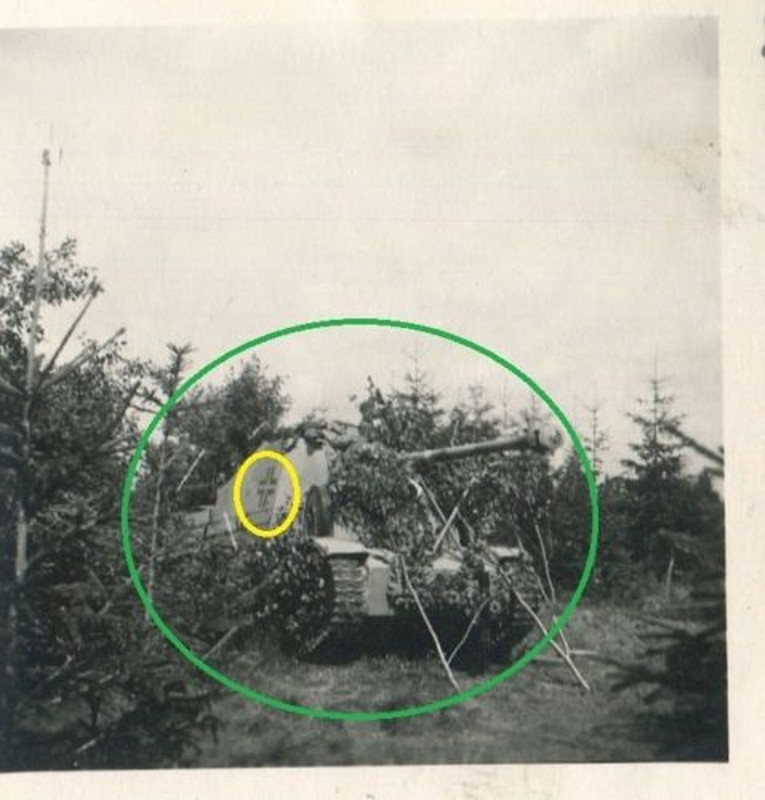 2WK Panzer Tank Elefant in Tarn Stellung