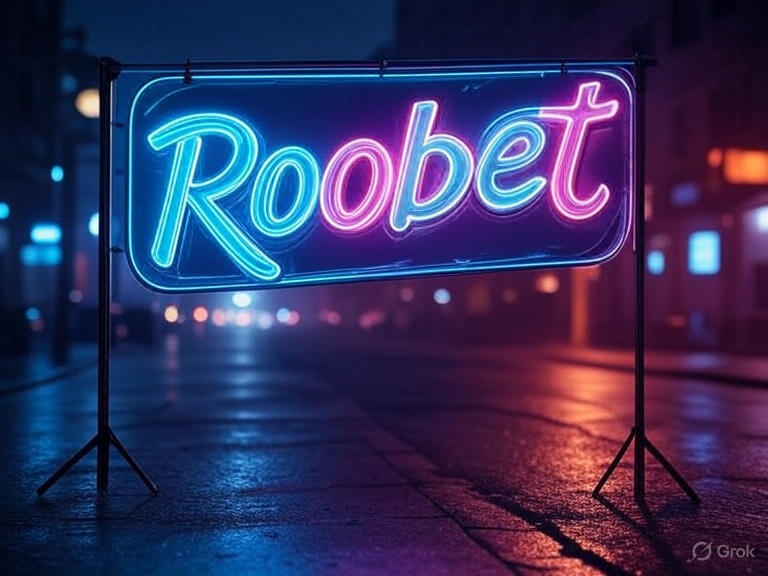 Roobet casino Australia Cyberpunk banner 