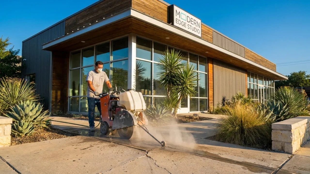 Concrete contractor San Antonio sidewalk repair