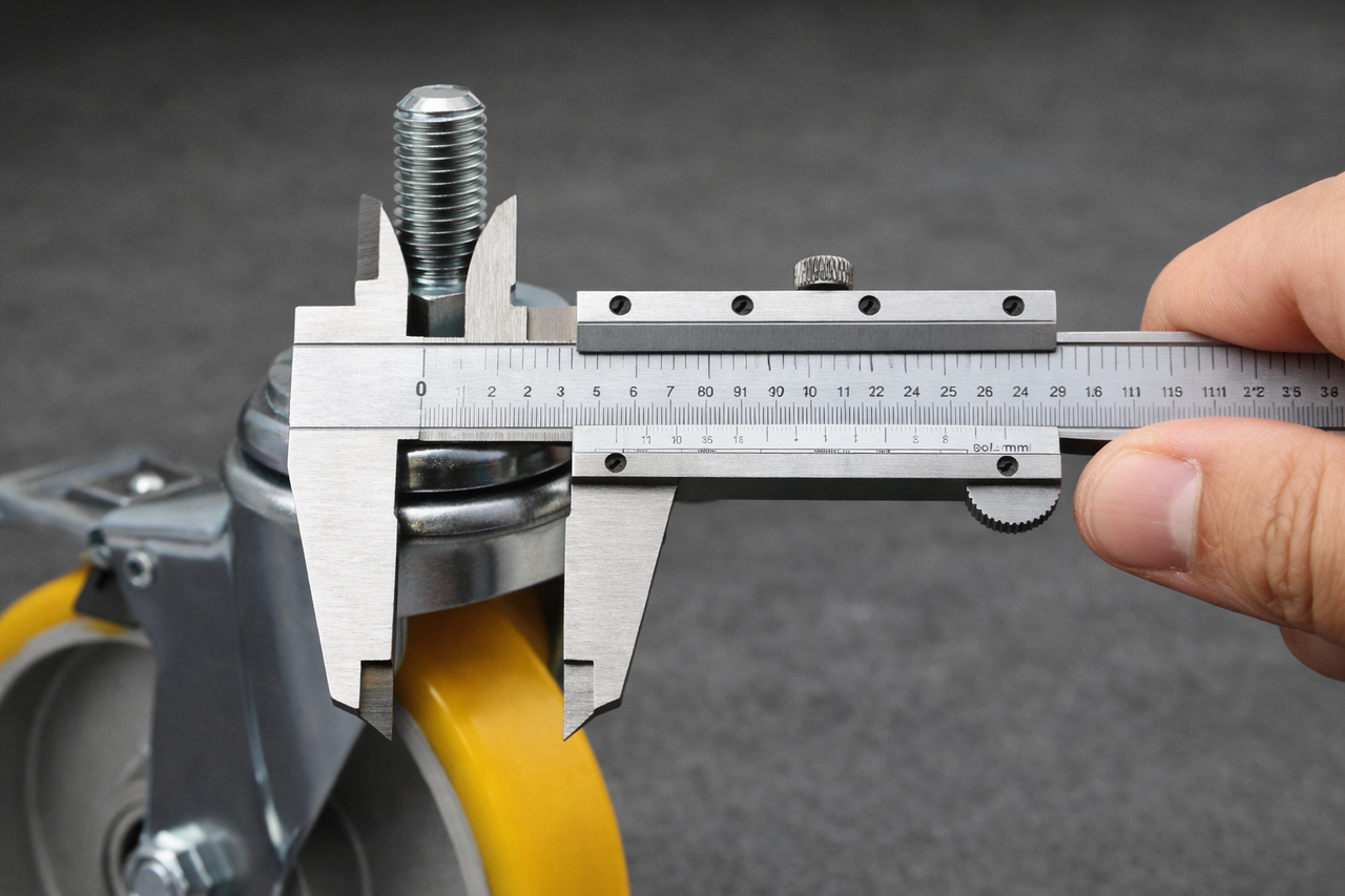 caster mounting options guide visualization