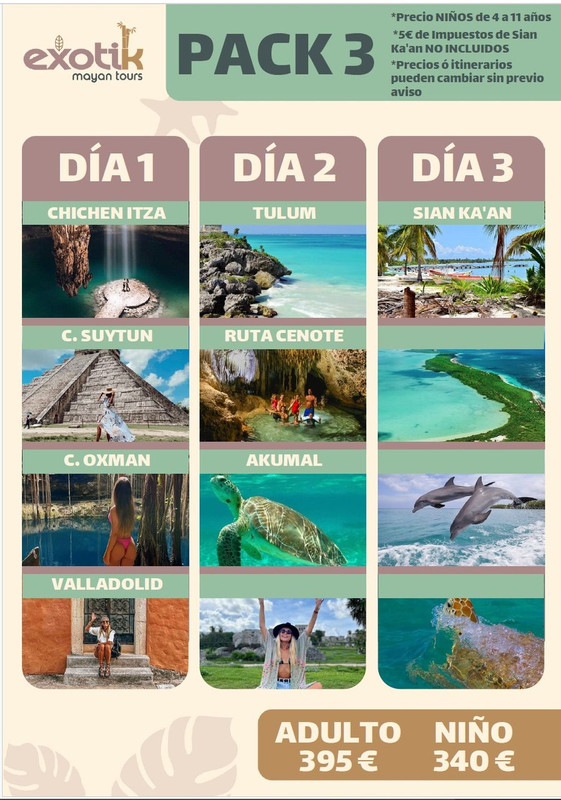 Ofertas Excursiones en la Riviera Maya - Exotik Mayan Tours - Foro Guías y Excursiones