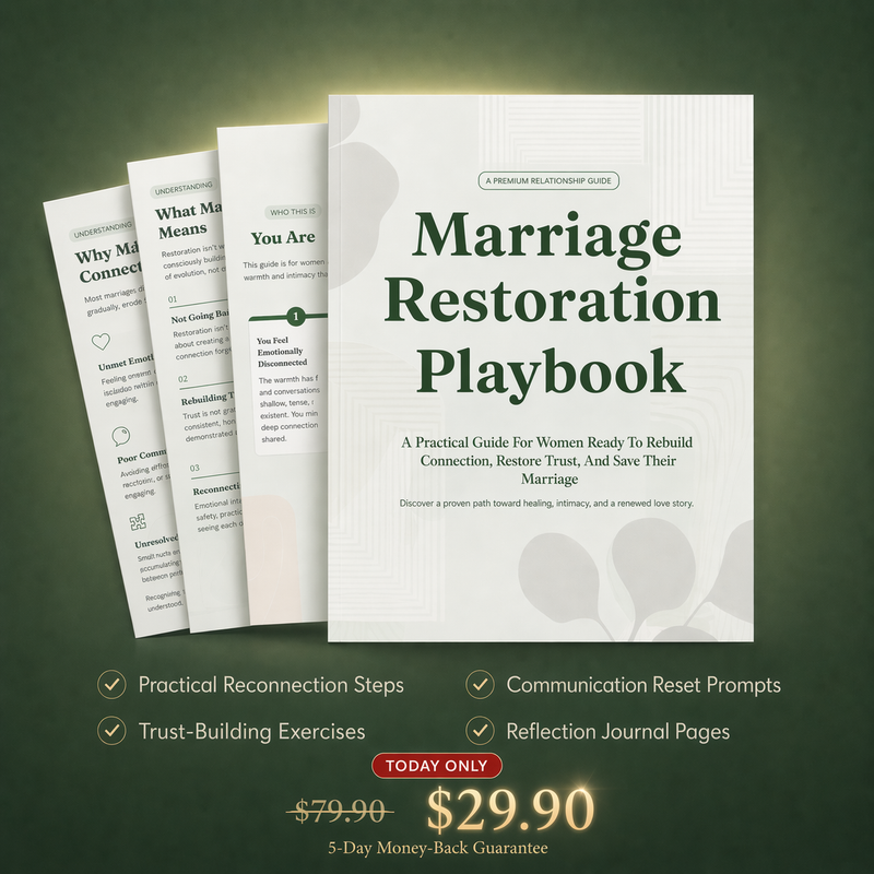 Marriage Restoration Playbook