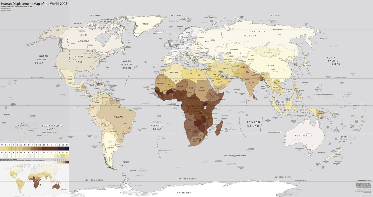 Is this world skin colour map correct?