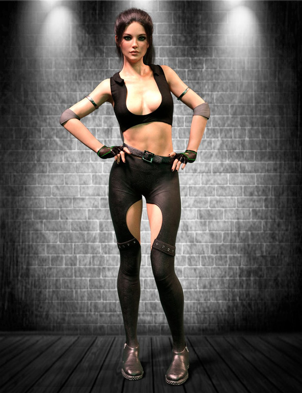 X-Fashion Combat Outfit for Genesis 8 Female(s)